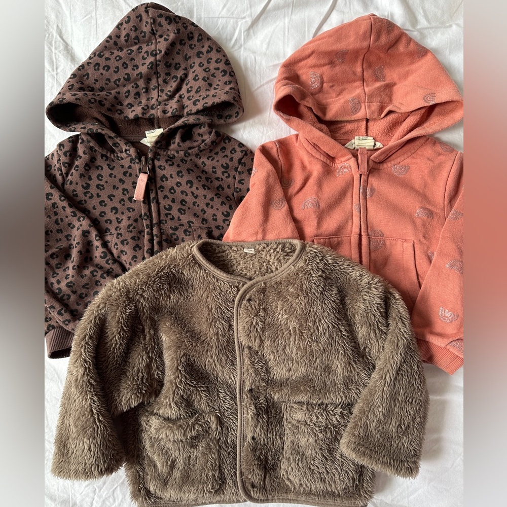 Muji kids/ H&M hoodies set